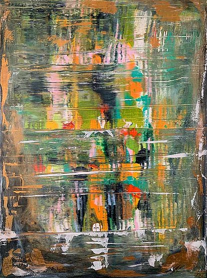 There is always a way. art for sale, acrylbild, 60x80cm